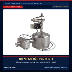 Bộ kit lấy mẫu tiểu phân khí nén áp suất cao PMS HPD III compressed gas kit