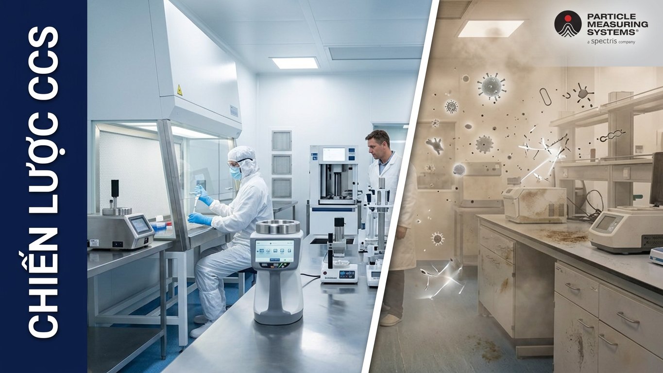 Tư Vấn Chiến Lược Kiểm Soát Ô Nhiễm Phòng Sạch CCS Theo EU GMP Annex 1:2022 – Minh họa cấu hình kỹ thuật