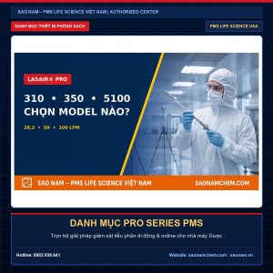 Danh mục thiết bị giám sát tiểu phân và vi sinh dòng PRO hàng đầu cho phòng sạch Dược phẩm
