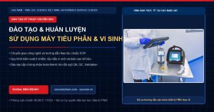 Đào tạo – Huấn luyện sử dụng thiết bị đo đếm tiểu phân và vi sinh phòng sạch theo yêu cầu