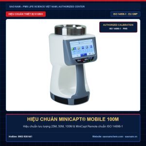 Dịch vụ hiệu chuẩn máy lấy mẫu vi sinh MiniCapt® Mobile 100M đạt chuẩn ISO 14698-1 · Authorized PMS, phân phối và hiệu chuẩn chính hãng bởi SAO NAM