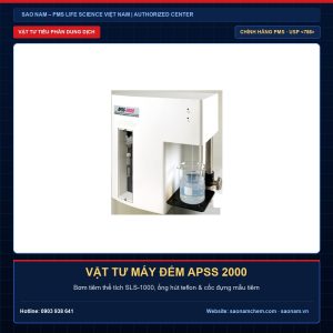 Linh kiện vật tư máy đếm tiểu phân dung dịch APSS 2000 chính hãng PMS