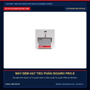 Máy đếm hạt tiểu phân IsoAir® Pro-E – Giải pháp thiết bị phòng sạch và hiệu chuẩn chính hãng PMS tại SAO NAM