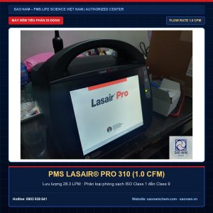 Máy đếm tiểu phân di động PMS Lasair Pro 310 lưu lượng 1.0 CFM