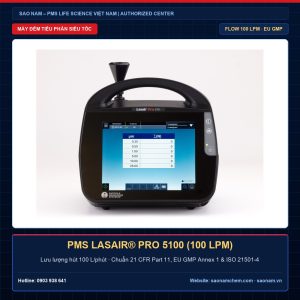 Máy đếm tiểu phân Lasair® Pro 5100 PMS 100 LPM đạt chuẩn ISO 21501-4 · 21 CFR Part 11 · EU GMP Annex 1, phân phối và hiệu chuẩn chính hãng bởi SAO NAM