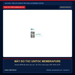 Máy đo TOC bằng sensor NDIR uniTOC membraPure Đức chuẩn USP 643