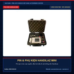 Pin, phụ kiện và linh kiện máy đếm hạt cầm tay HandiLaz Mini chính hãng PMS
