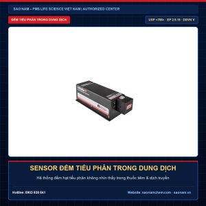 Sensor đếm tiểu phân trong dung dịch – dòng E series – E15P, E20, E20P – Giải pháp thiết bị phòng sạch và hiệu chuẩn chính hãng PMS tại SAO NAM