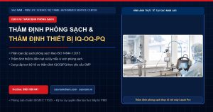 Dịch vụ Thẩm định phòng sạch và Thẩm định thiết bị IQ-OQ-PQ theo yêu cầu cho nhà máy Dược phẩm GMP