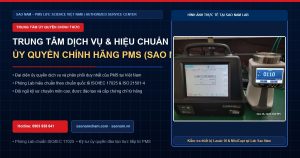 Trung Tâm Dịch Vụ Và Hiệu Chuẩn Ủy Quyền Chính Hãng PMS Tại Việt Nam (Sao Nam)