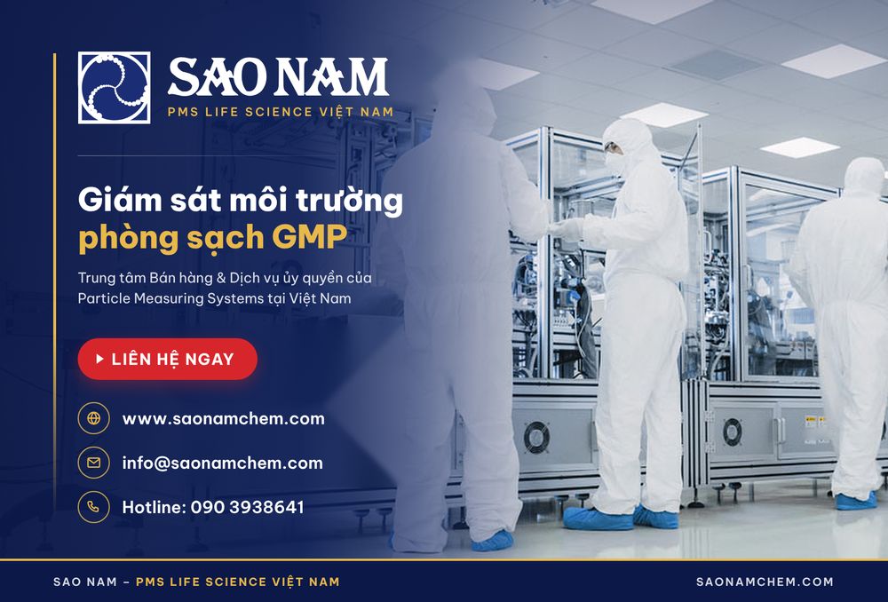 Sao Nam – giám sát môi trường phòng sạch GMP, trung tâm bán hàng và dịch vụ ủy quyền PMS tại Việt Nam